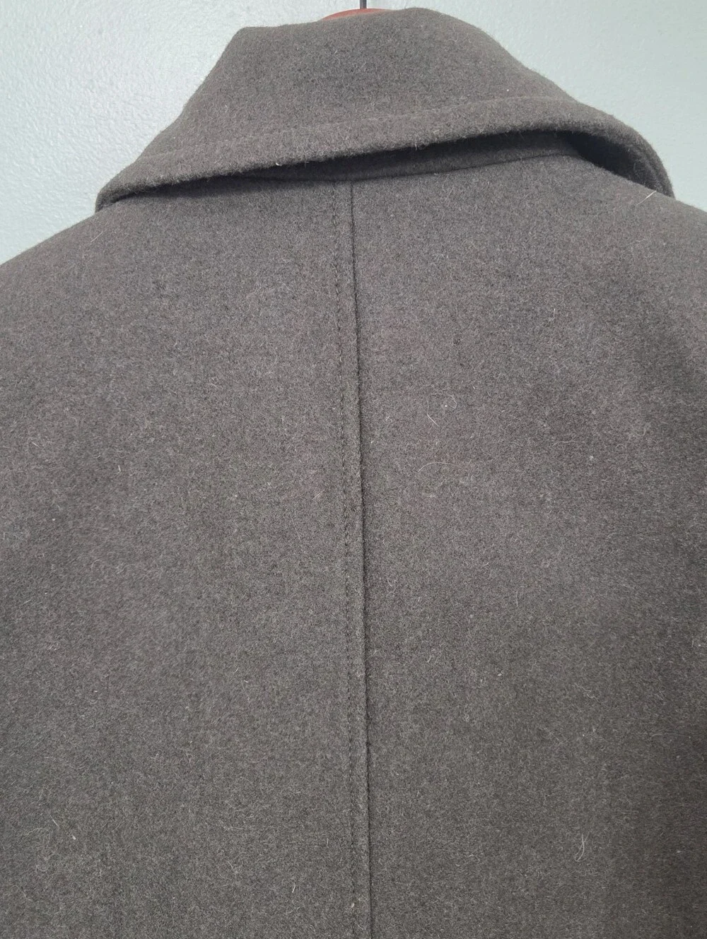 American Eagle Outfitters‎ women's army green peacoat with bronze buttons Sz S